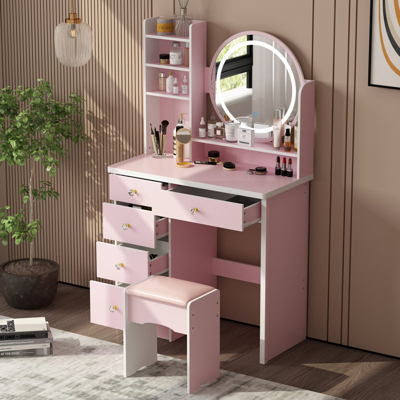 Willodine Vanity, Pink