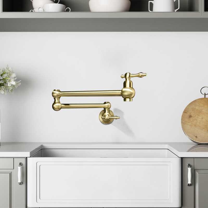 FORCLOVER Kitchen Faucet, Gold