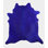 Nadya Cowhide Area Rug in Cobalt Blue
