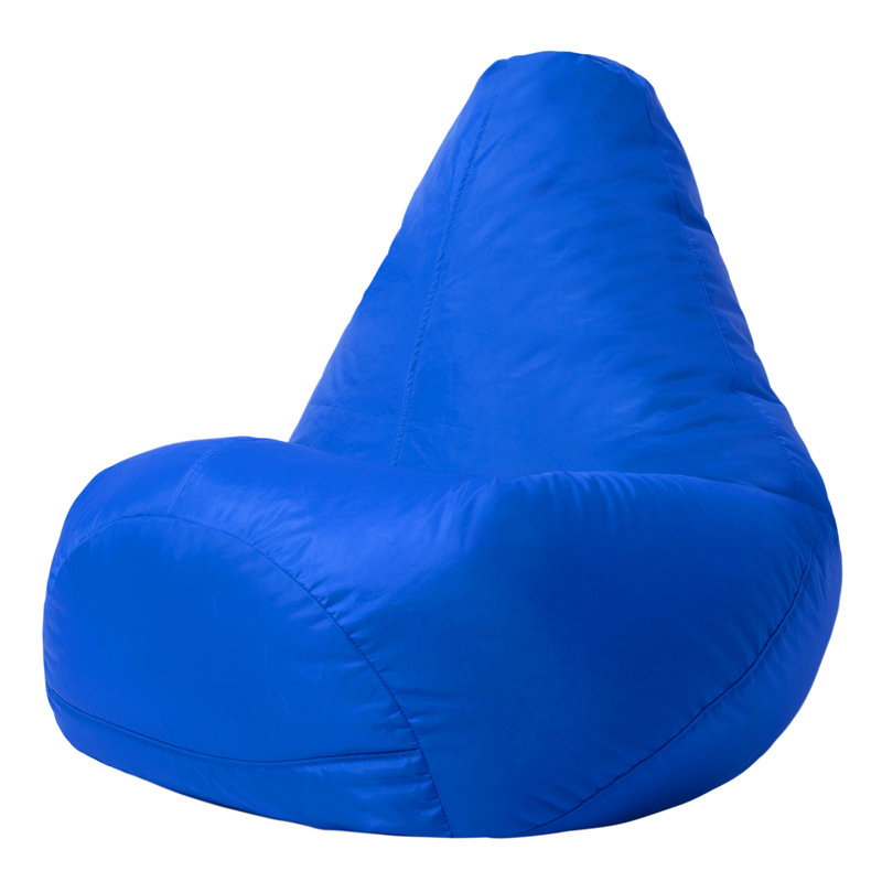Kids Highback, Gamer Indoor-Outdoor Bean Bag, Blue