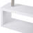 360? Rotating White L-Shaped Corner Computer Desk with 3-Tier Storage Shelves