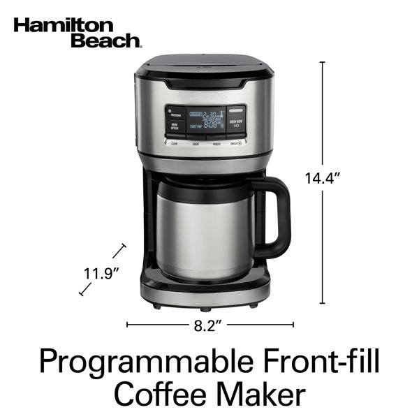 Mr. Coffee FLX Series Black 12-Cup Programmable Coffee Maker