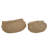 2‑Piece Seagrass Decorative Storage Baskets with Handles