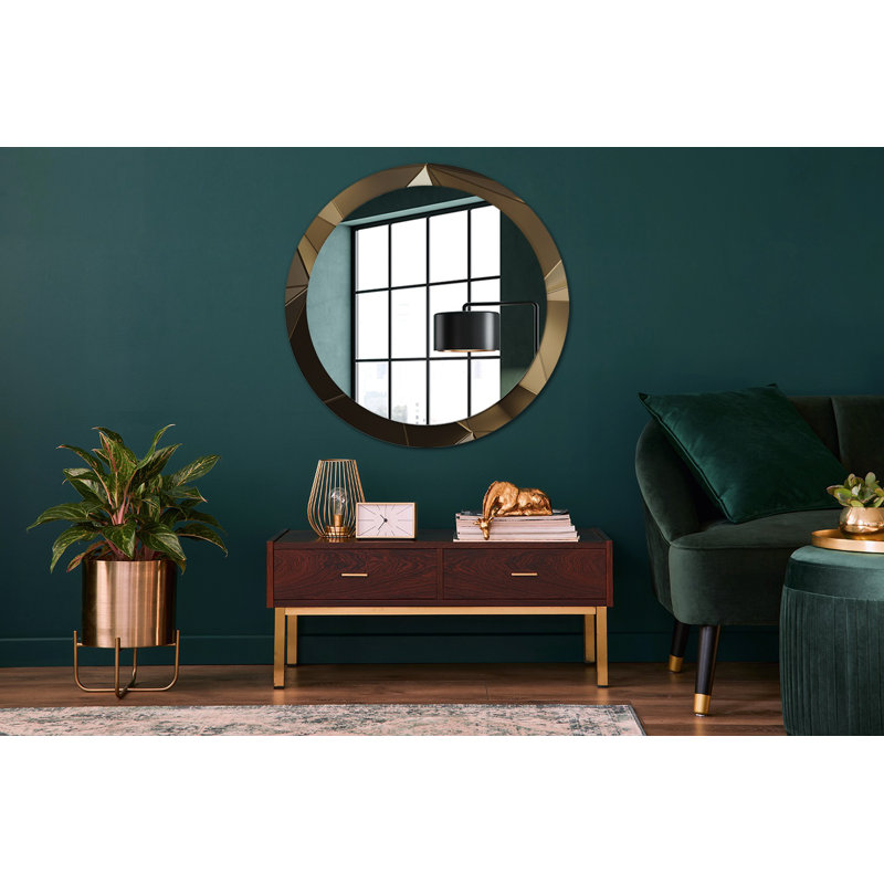 Huldar Glass Flat Wall Mirror