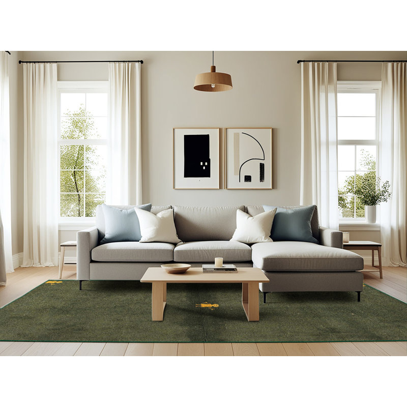 Abstract Indoor Rug, Rectangle 6' x 9'