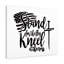 Stand For The Flag, Kneel At The Cross - Wrapped Canvas Print-826166506