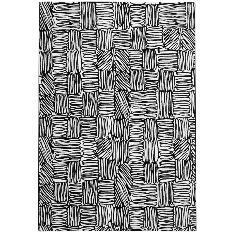 Tiago Abstract Area Rug, Rectangle 160 x 230cm