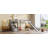 Stairway Twin Size Loft Bed With Two Drawers And Slide-124797459