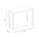 Cason 35.4" Solid Wood Console Table