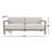 Tanah 80" Wide Outdoor Teak Patio Sofa with Cushions-57337545