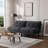 70.9" Upholstered Convertible Reclining Futon Sofa Bed with Adjustable Armrests-1057373610