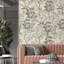 Bordure florale pelez et collez-100665267