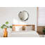 Huldar Glass Flat Wall Mirror