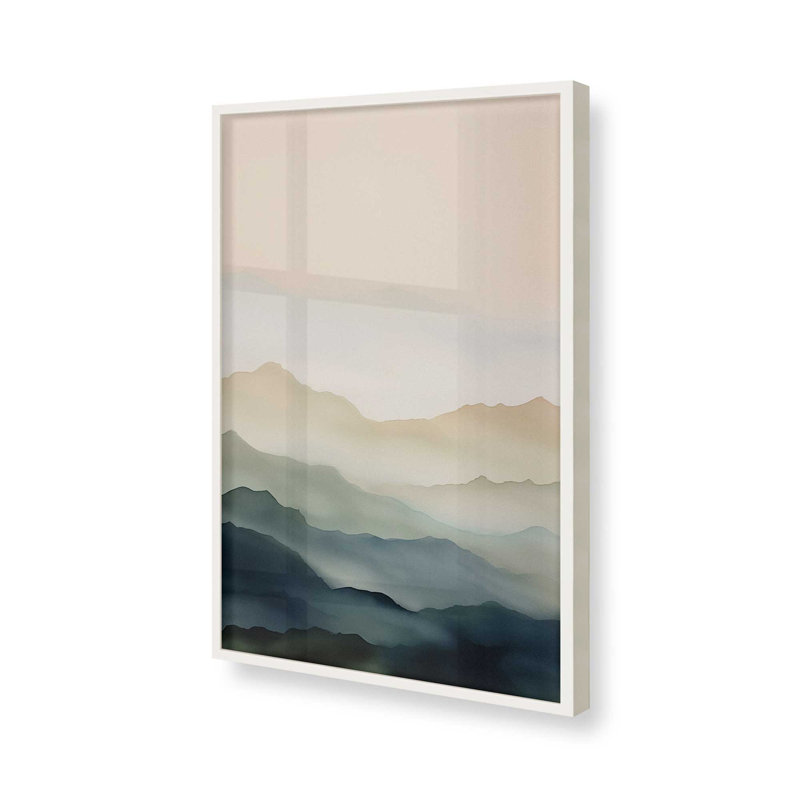 Silent Serenity I Print, Opaque White Framed, 17" H x 13" W