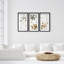 Oliver Gal Golden Leaves Triptych Floral and Botanical - Luxury Shadowbox Framed Wall Art-1163055595