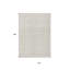 Tapis extérieur lavable à chevrons ivoire et beige 10 pi x 14 pi