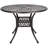 Nadal Round Metal Outdoor Bistro Table With Umbrella Hole , 41.3'' in. W 41.3'' in. D