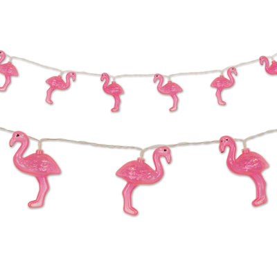 Guirlande de flamants roses - paquet de 12