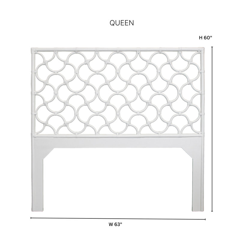 Mar Collection Headboard, Full / Double, Turquoise