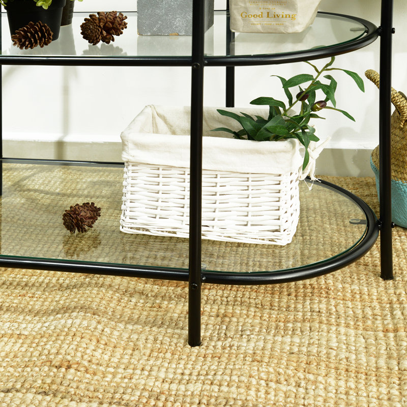 Invaldi 95cm W Metal Shelving Unit, Black