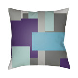 Moderne Geometric Indoor/Outdoor Throw Pillow
