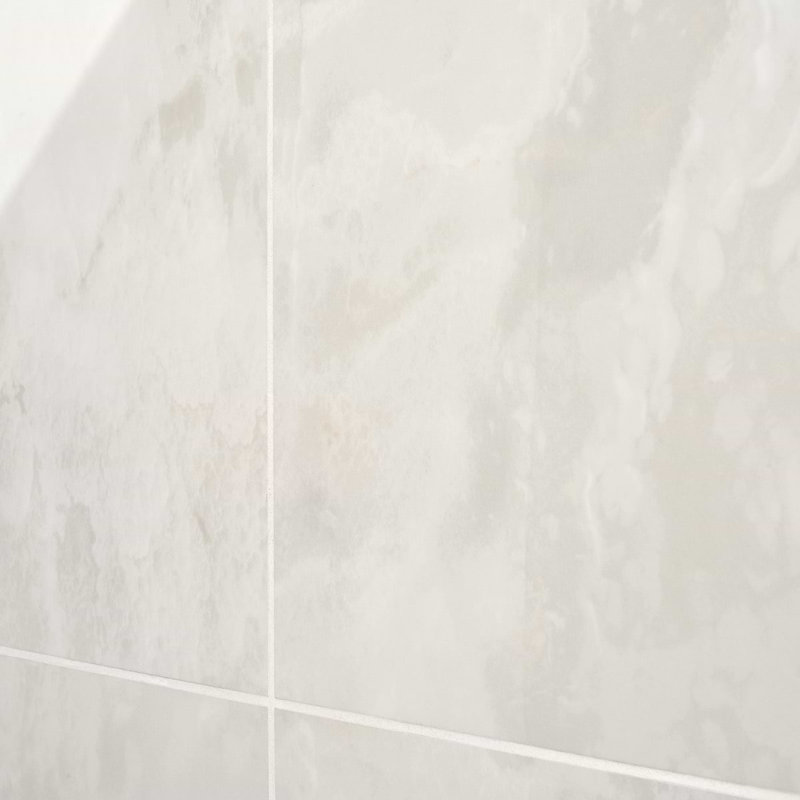 Jewel Onyx 24X48 Polished Porcelain Tile, White