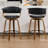 Modern Upholstered 26'' Swivel Wood Counter Stools-119858580-122289454