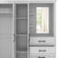 Limestone 3-Door Combi Fitment Wardrobe-108940894