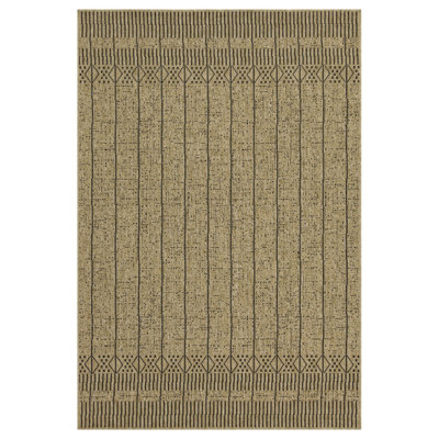 7 pi 10 po X 10 pi 3 po Tapis intérieur / extérieur en jute
