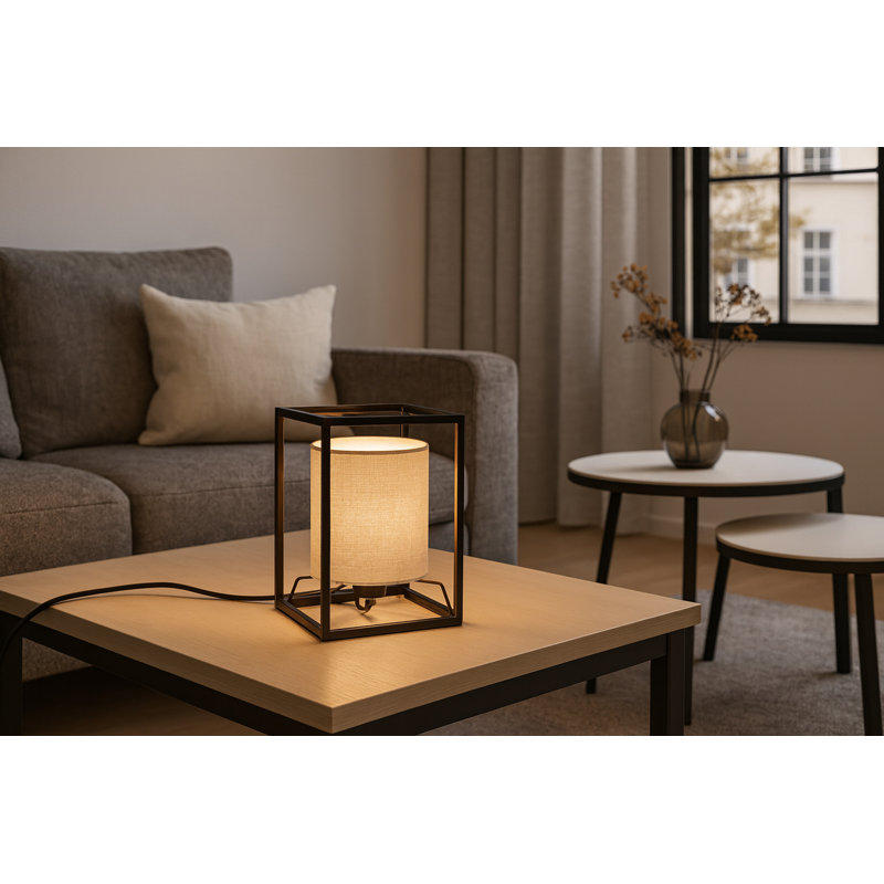 Anaisabella 28cm Industrial Frame Table Lamp