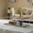 Glass Top Living Room Table Set
