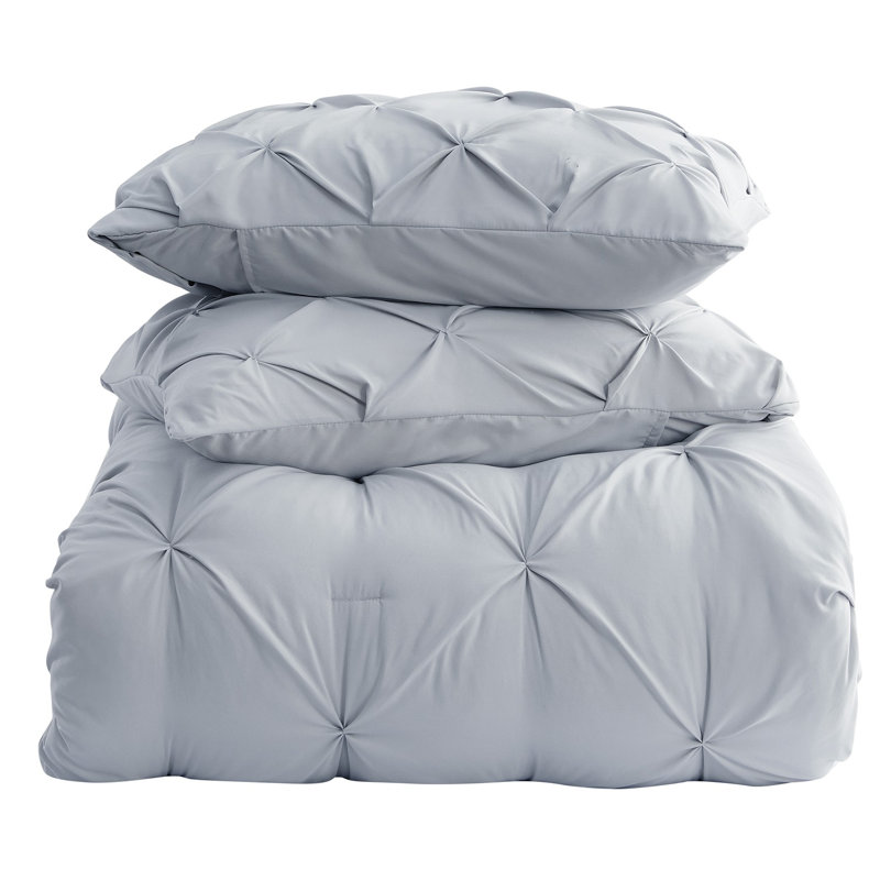 Comforter, Ice Blue, King Comforter + 2 Queen Shams