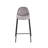 Lazio Velvet Bar Stool with Iron Legs-1468054090-1374363110