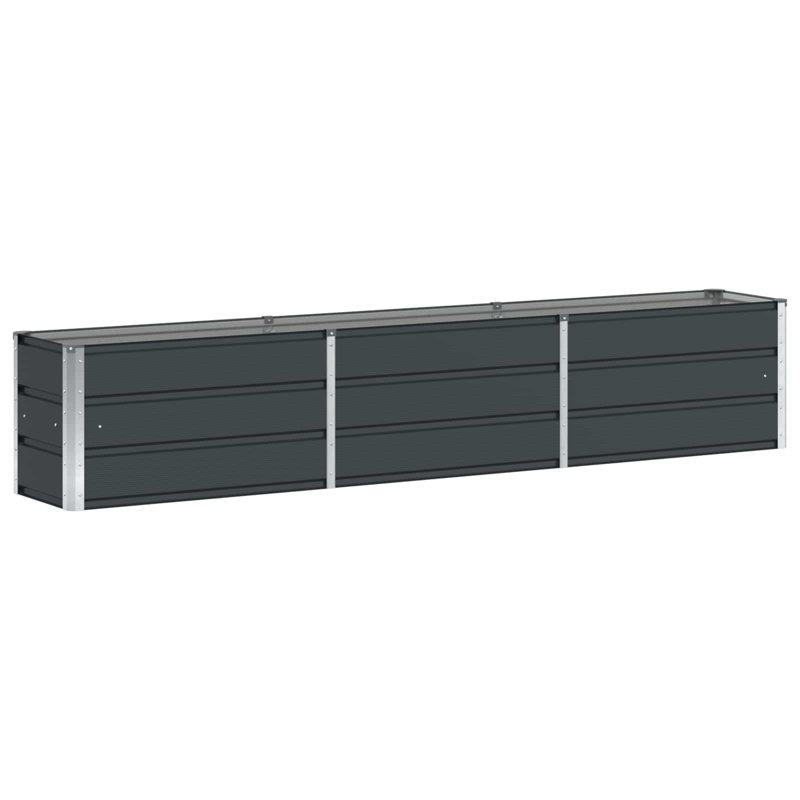 Planter 240 X 40 X 45 Cm Steel, Anthracite