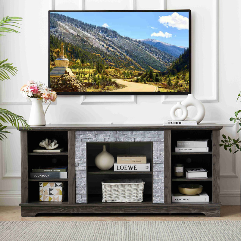 Meuble télé Mantel Stone, Grey