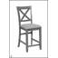 Ensemble de salle à manger 5 pièces en bois avec table carrée et 4 chaises rembourrées, parfait pour les petits espaces et les repas élégants