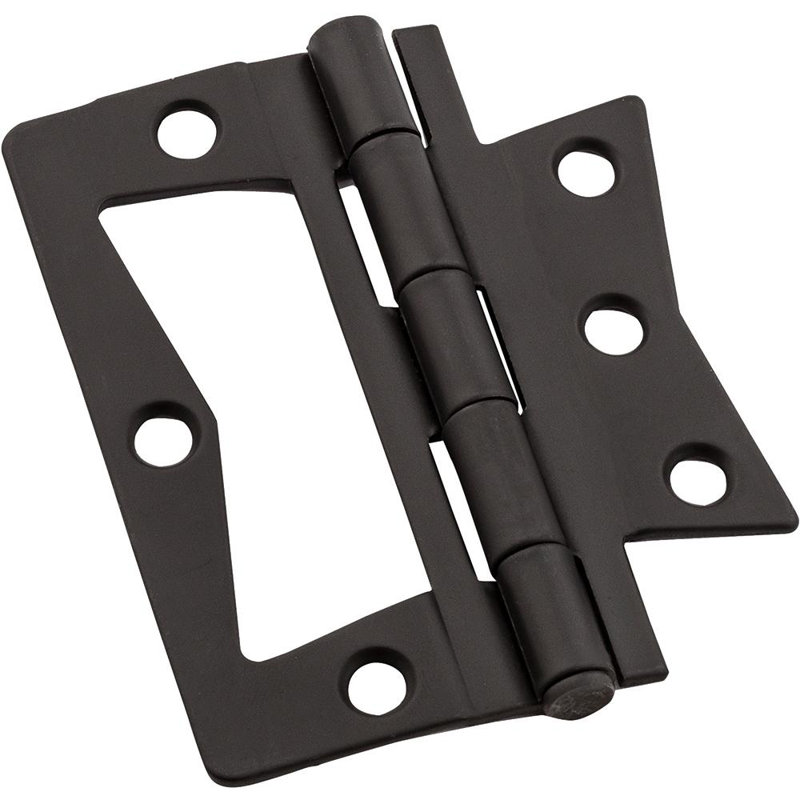 Charnières de porte à montage en surface H 3 po x l 3 po, Bronze huilé