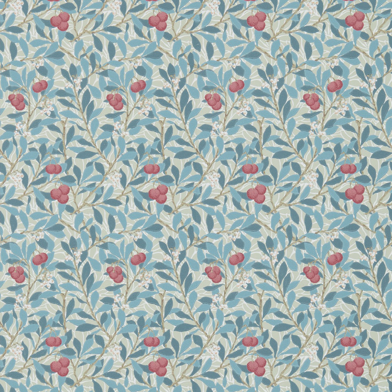 Arbutus 10.05m x 52cm Matte Wallpaper Roll, Blue