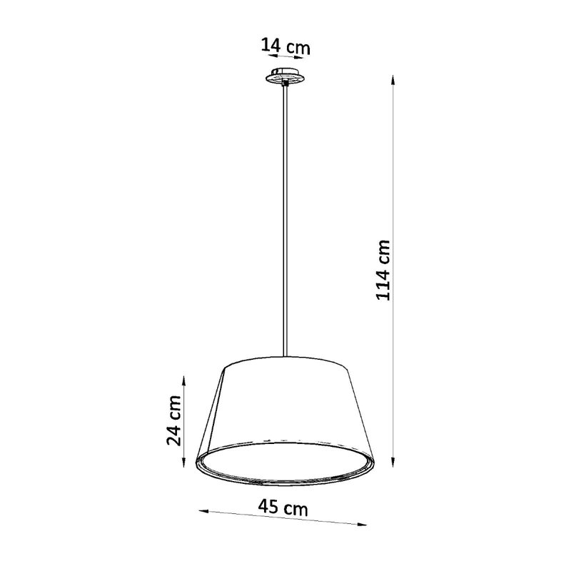 Delino 3 - Light White Dome Pendant