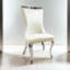 Chaise de salle à manger 2 pièces Glam Style-121079343-121079341