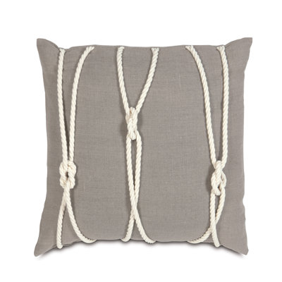 Nautical Linen Square Pillow Cover & Insert
