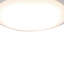 Luminaire DEL encastré en acrylique blanc