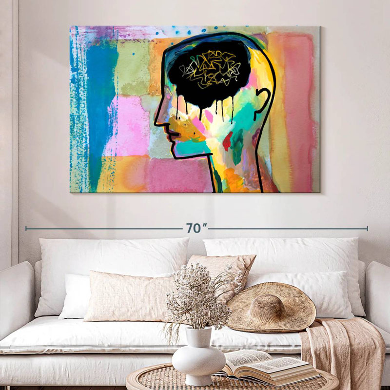 Leisha Crowd Of Laborers, 34" H x 51" W