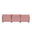 108-Inch L-Shaped Modular Chenille Fabric Sofa, Versatile Design For Any Interior, Contemporary Style With Boundless Comfort-956229434