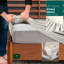 Ensemble de draps 100% satin de coton 200 fils respirant et rafraîchissant-86162153-86162154