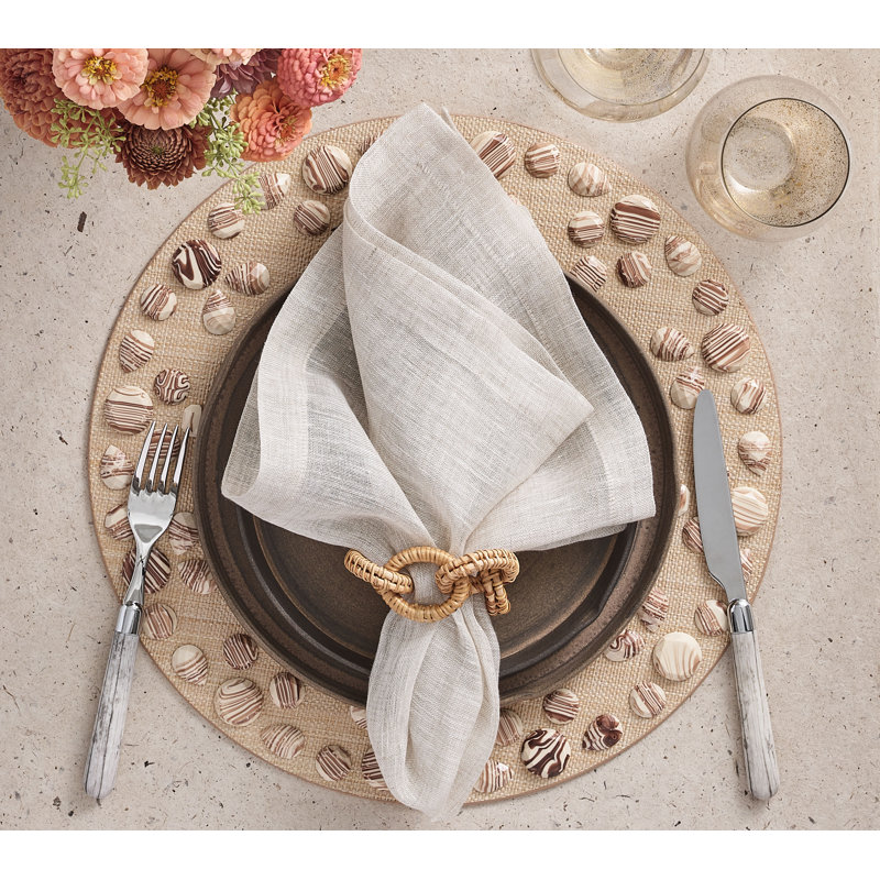 Rattan Link Napkin Ring