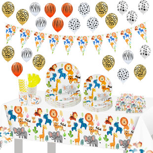 Ensemble de vaisselle jetable pour 24 personnes