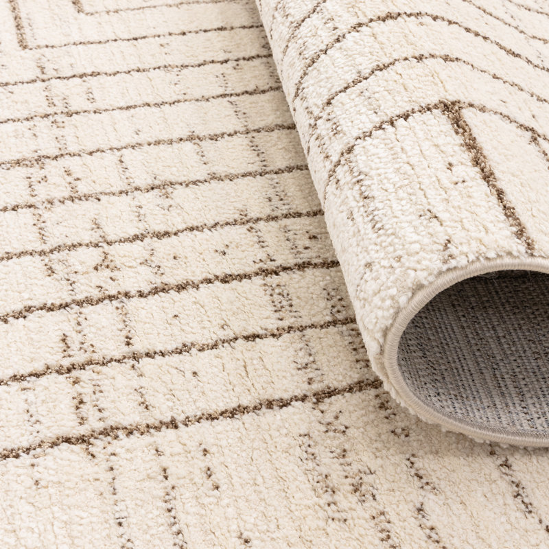 Oslo Geometric Area Rug, Rectangle 120 x 160 cm