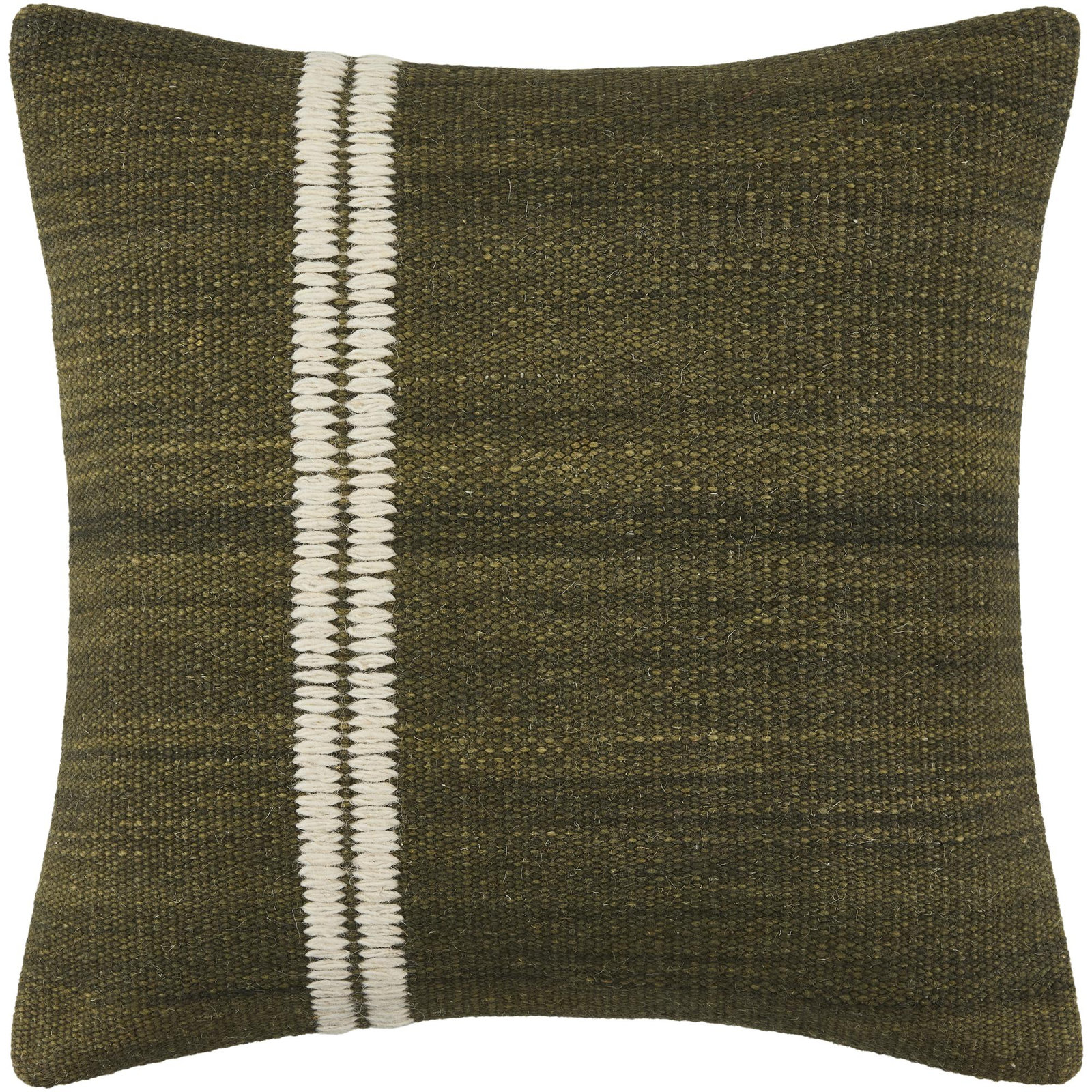 Jundah Accent Pillow, Square 22", Green, Pillow Cover Only - No Insert
