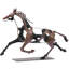 Sculpture de cheval en métal faite à la main-145954070